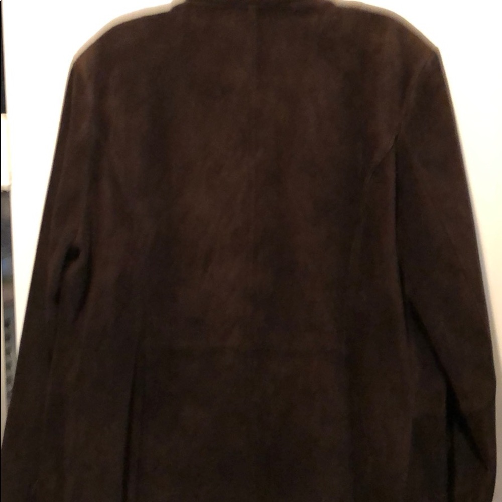 XL Bernardo Brown Leather Jacket - Picture 7 of 8